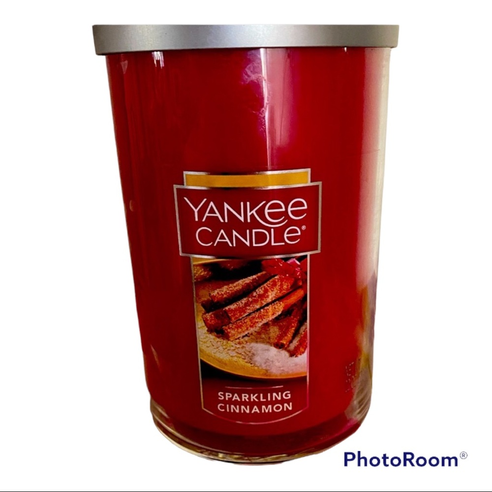 New Cinnamon Yankee 2 Wick Candle